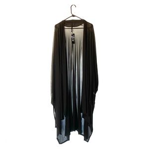 F21 Gothic Mesh Duster OS
